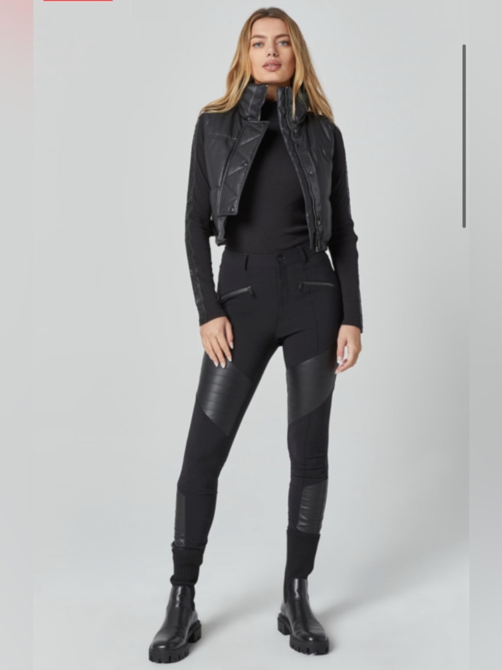 Alp n Rock Sloan Moto Pant in Black